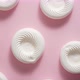 Empty Meringue Nests Placed on a Pink Background - VideoHive Item for Sale