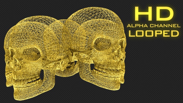 Gold Skull Structures