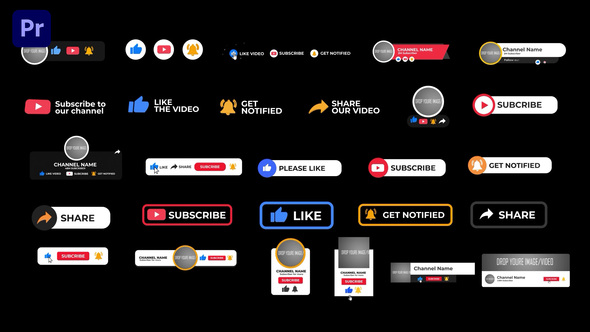 YouTube Subscribe Elements
