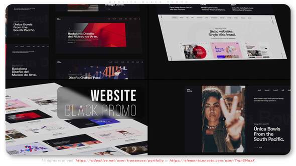 Website Black Promo