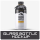 Glass Bottle Wrapped Paper Mock-Up - GraphicRiver Item for Sale