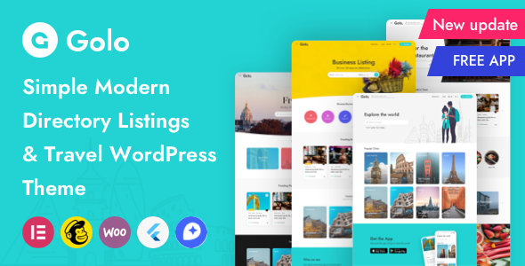 Golo - Directory & Listing, Travel WordPress Theme