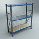 Blue Shelves - 3DOcean Item for Sale