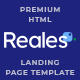 Reales - Real Estate & Property Listing HTML Landing Page Template - ThemeForest Item for Sale