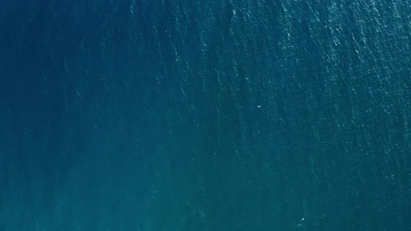 Sea water surface texture. Overhead view