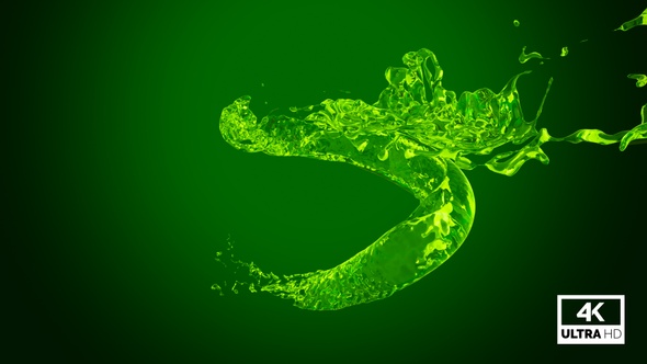 Vortex Splash Of Green Water alt