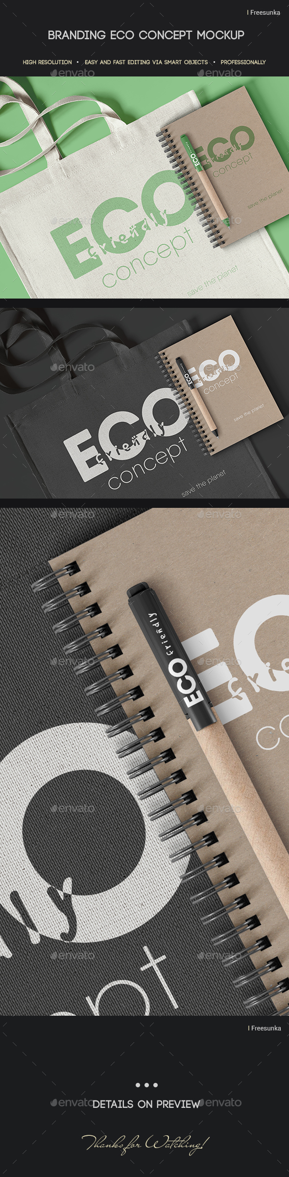 Download Graphicriver 31502169 Branding Eco Concept Mockup Zip Updated Nulled Free Download