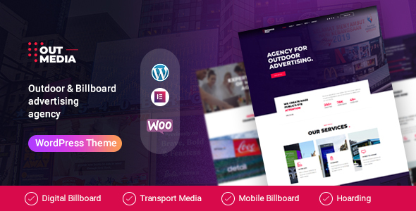 Outmedia – Outdoor Advertising & Billboard Agency WordPress Theme