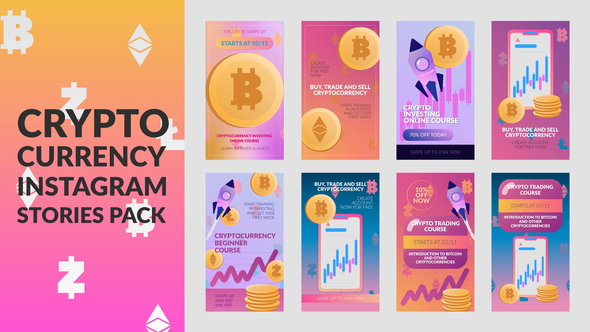 Cryptocurrency Stories Pack
