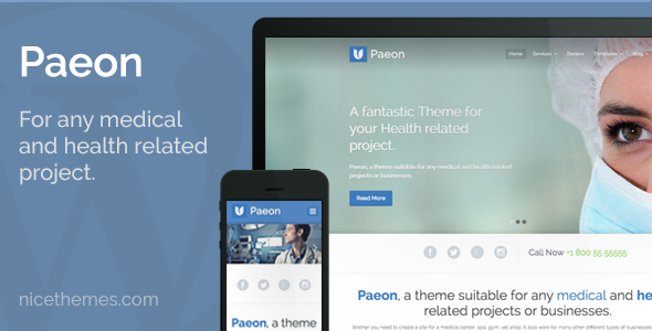 Paeon - medyczny motyw WordPress