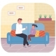 Dad Gives Pills to Patient - GraphicRiver Item for Sale