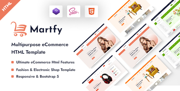 Martfy - Multipurpose eCommerce HTML Template