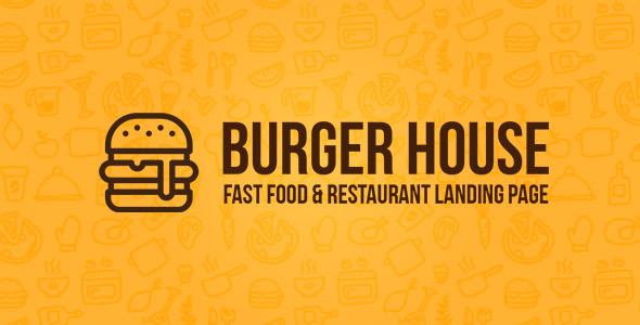 Burger House – Fast Food & Restaurant One Page HTML Template