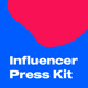 Influencer Press Kit Template for Social Media Marketing - GraphicRiver Item for Sale
