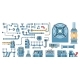 Parts of Scientific Laboratory Equipment - GraphicRiver Item for Sale