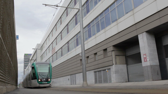 Tram In Barcelona