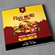 Square Food Menu Trifold Brochure - GraphicRiver Item for Sale