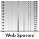 Simple Spacers - 54 Vertical Dividers - GraphicRiver Item for Sale