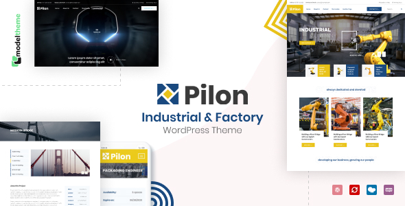 Pilon - Industrial & Factory WordPress Theme