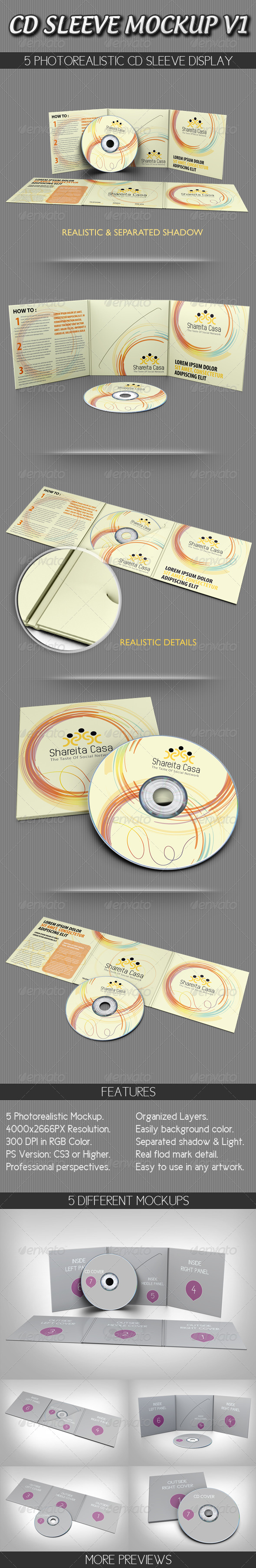 Download Cd Packaging Mockups From Graphicriver Yellowimages Mockups