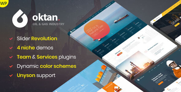 Oktan – Oil &Amp; Gas Industry Wordpress Theme