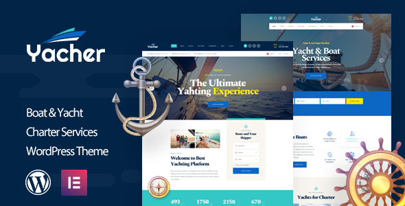 Yacher - Yacht Charter Services WordPress Theme