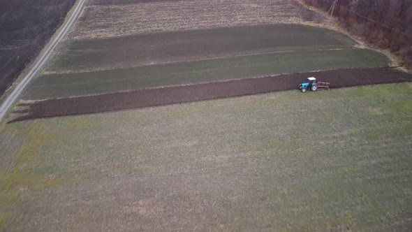 Tractor on a field