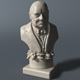 Winston Churchill Bust - 3DOcean Item for Sale