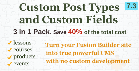 Custom Content Pack for Fusion Builder