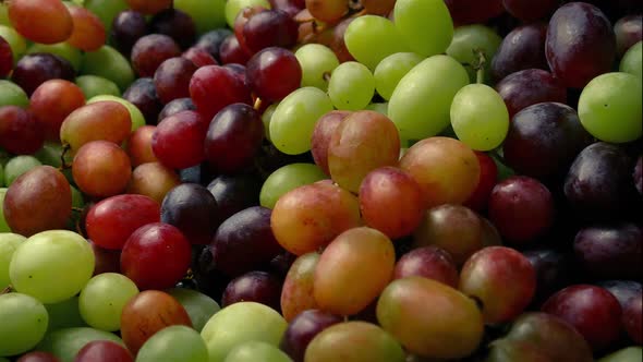 Big Pile Of Grapes Food Display