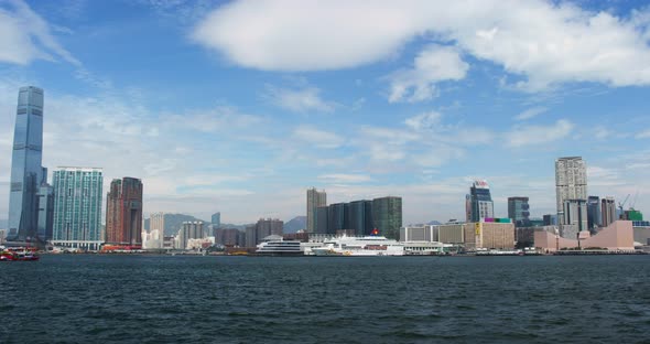 Victoria harbor, Hong Kong