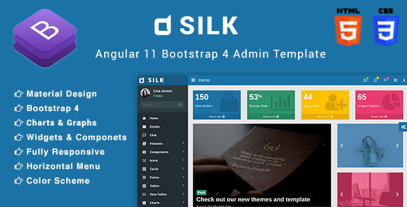 Silk - Angular 11 Admin Template