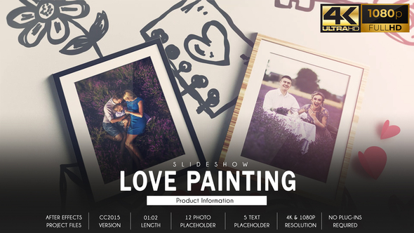 Love Story Slideshow - Painting alt