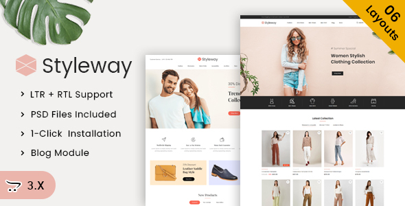 Styleway - Online Fashion OpenCart 3.x Responsive Theme