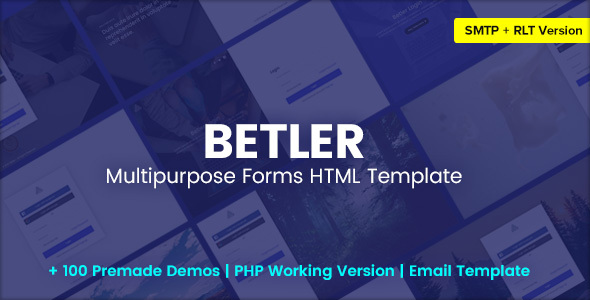 Betler - Multipurpose Forms HTML Template