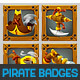 Pirate Badges Pack - GraphicRiver Item for Sale