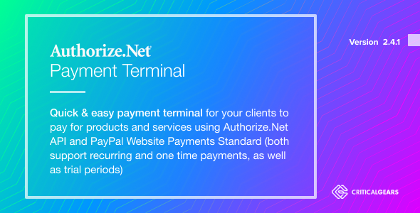 Terminal płatności Authorize.net