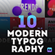 10 Modern Typography Scenes - VideoHive Item for Sale