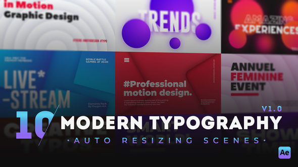 10 Modern Typography Scenes