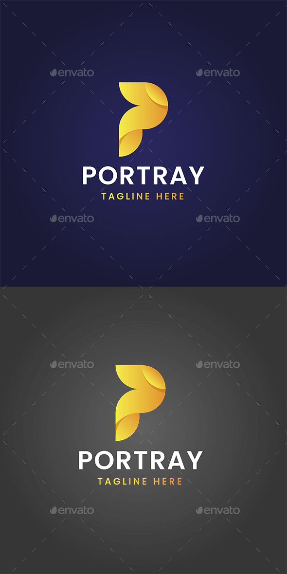Portray - P Letter Logo