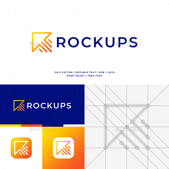 Rocket R Letter Logo