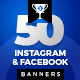 50-Instagram & Facebook Business Banners - GraphicRiver Item for Sale
