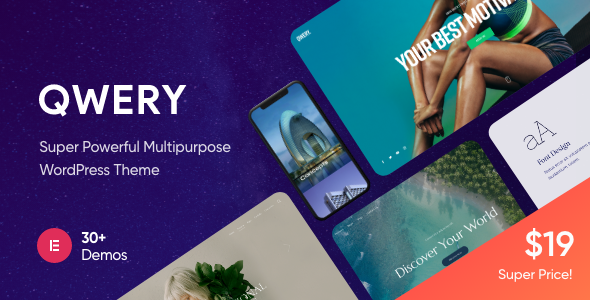 Тема WordPress Qwery - Multi-Purpose Business WordPress Theme + RTL