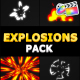 Cartoon Explosions Pack | FCPX - VideoHive Item for Sale