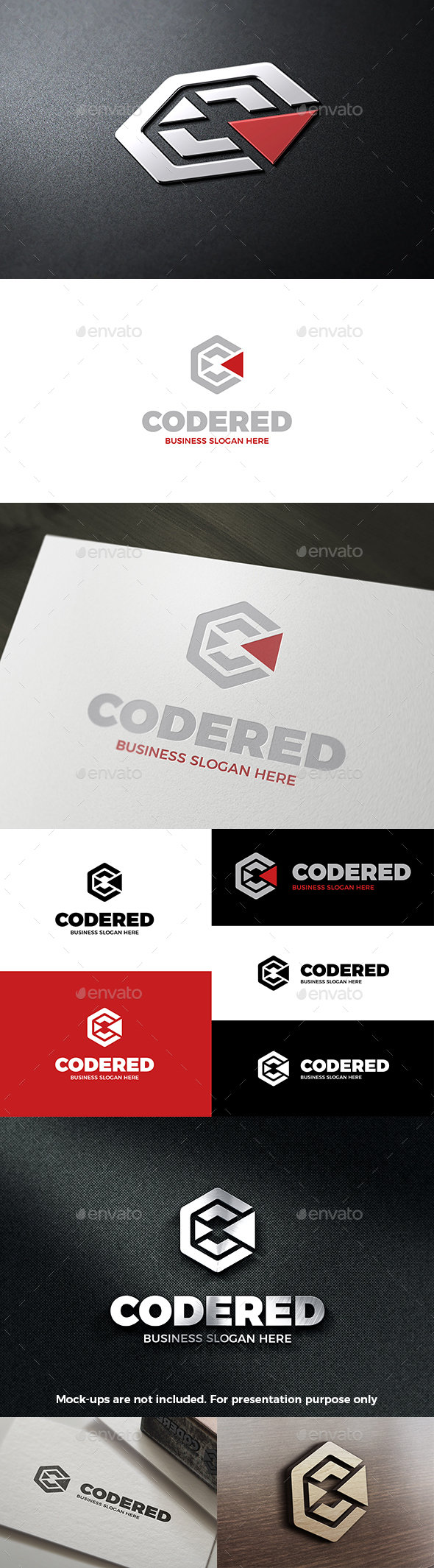 Code Red Logo Cube C Letter