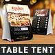 Restaurant Table Tent Flyer - GraphicRiver Item for Sale
