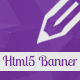 Purple - Html5 Animated Banner Template V5 - CodeCanyon Item for Sale