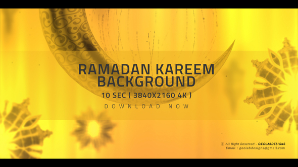 Ramadan Kareem 4K Background
