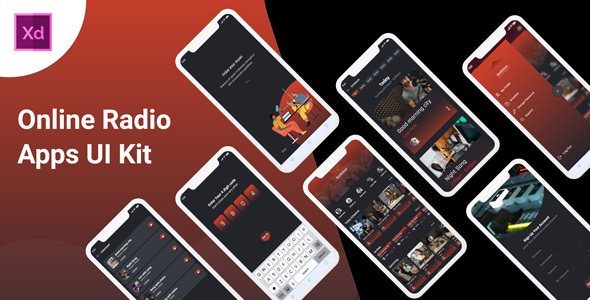 Radiobox - Online Radio App UI kit