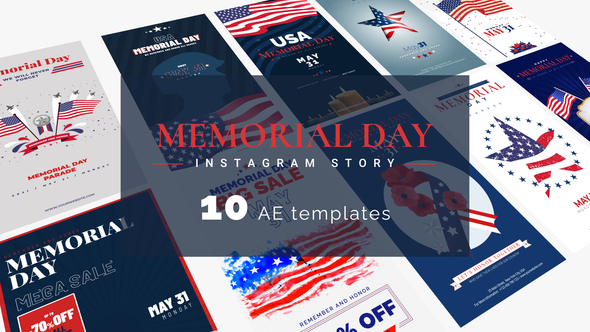 Memorial Day & 4th Of July Instagram Stories